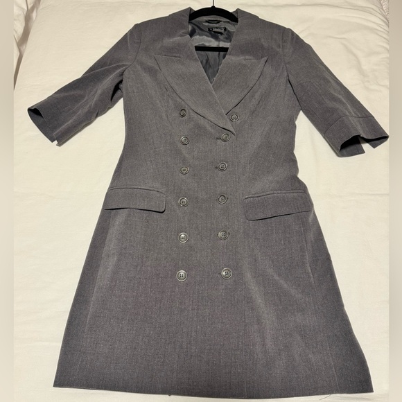 Venus Coat Jacket Dress Sz 6 Grey - Picture 4 of 9